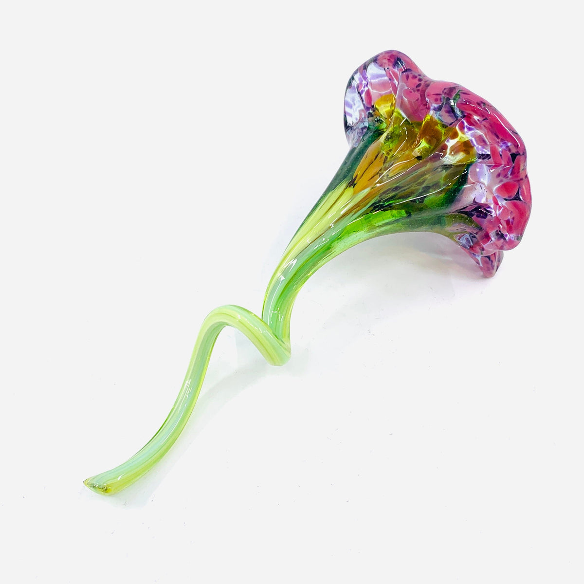 Pulled Glass Flower 16 Decor Luke Adams Glass Blowing Studio 