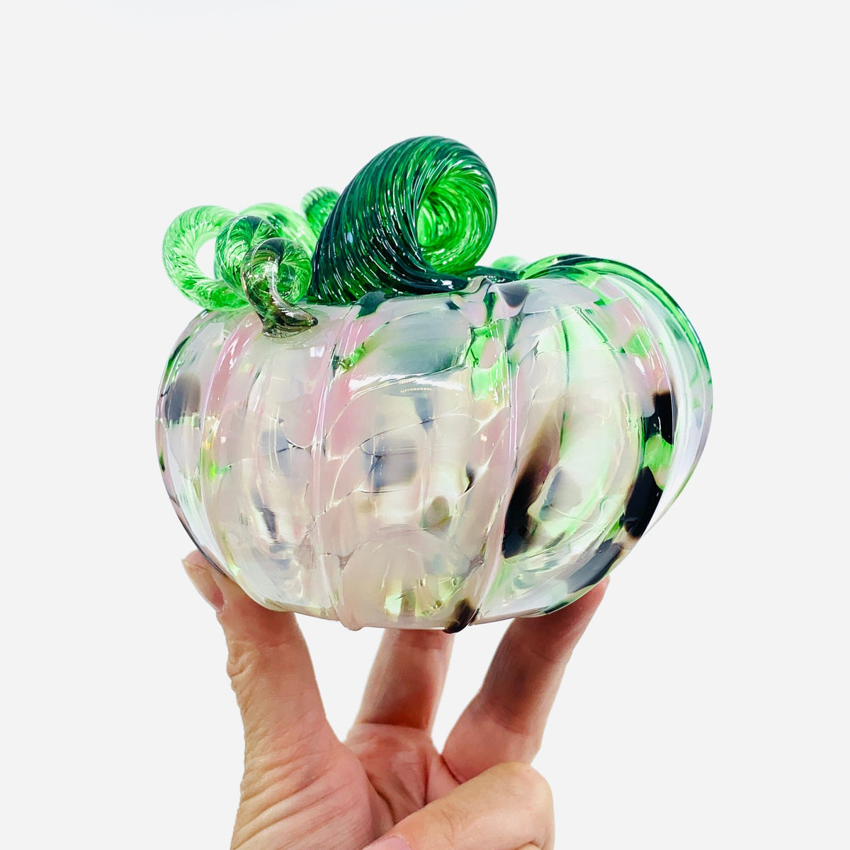 Daily Pumpkin 2108 Oops Squat Gabby Luke Adams Glass Blowing Studio 