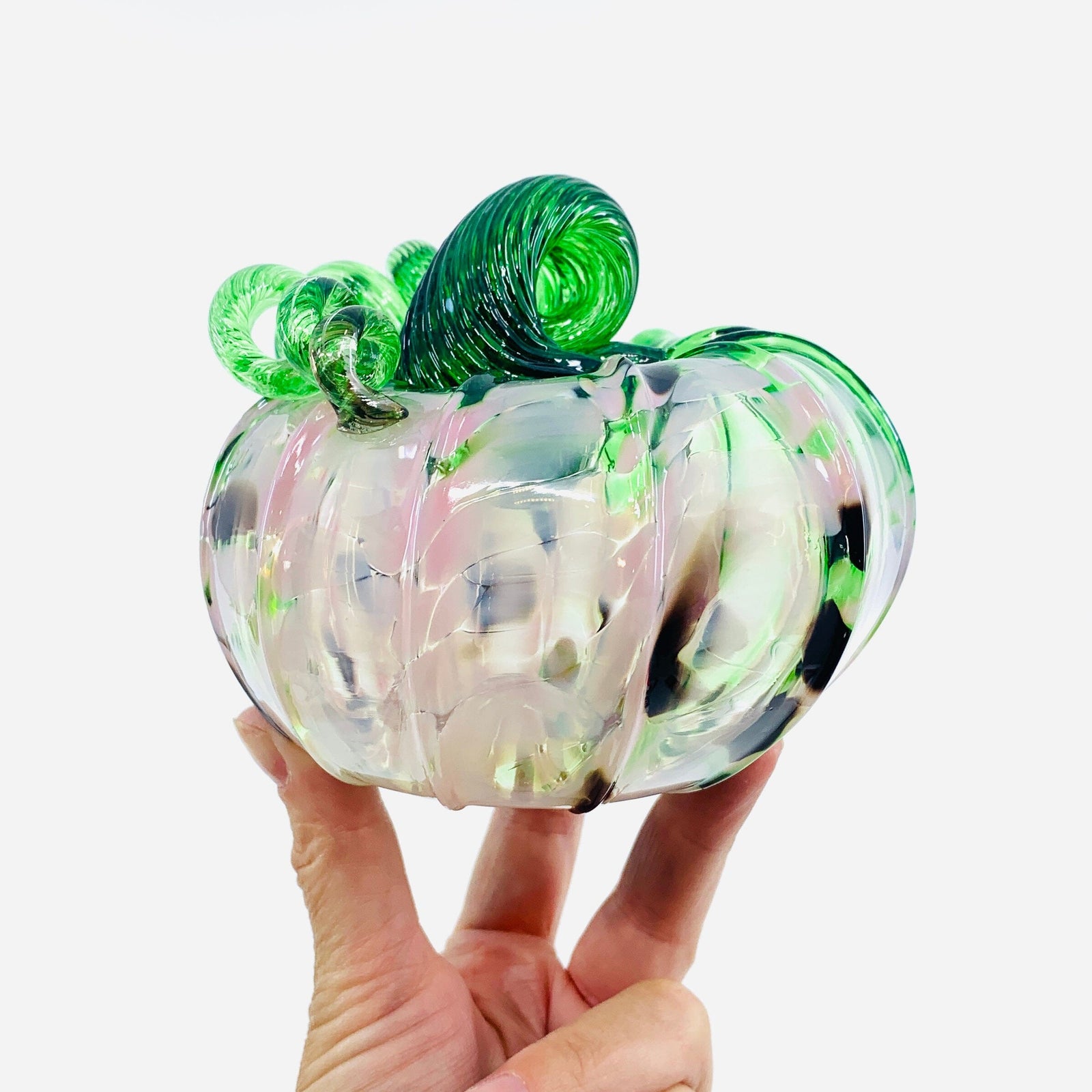 Daily Pumpkin 2108 Oops Squat Gabby Luke Adams Glass Blowing Studio 