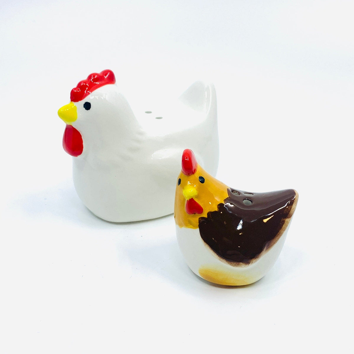 Chick and Hen Salt and Pepper Shakers Decor GANZ 