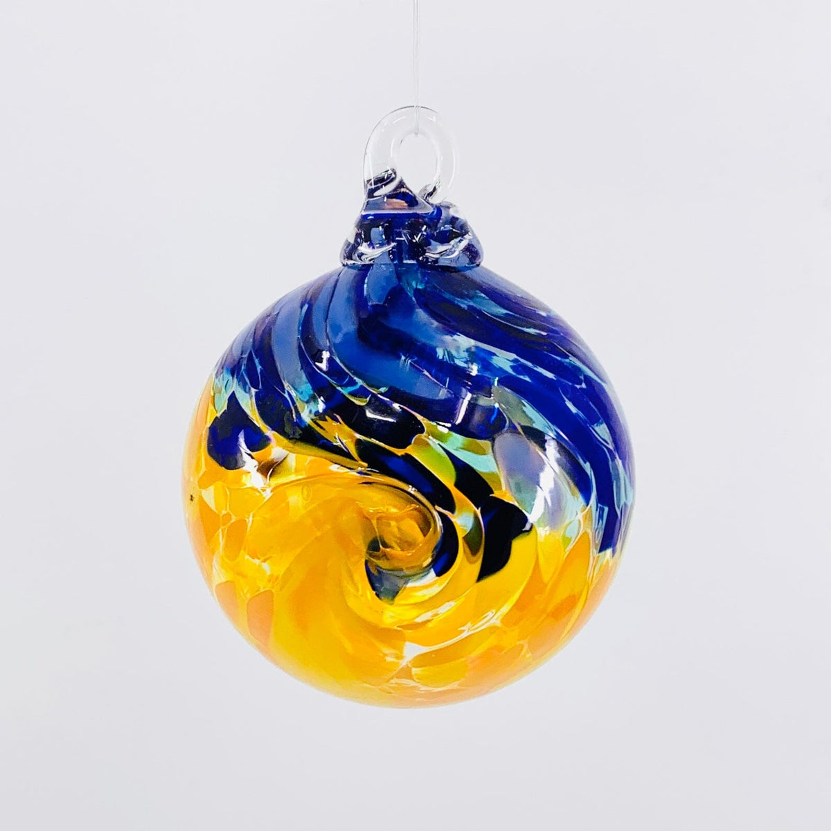 Mini Ornament, Starry Night Ornament Luke Adams Glass Blowing Studio 