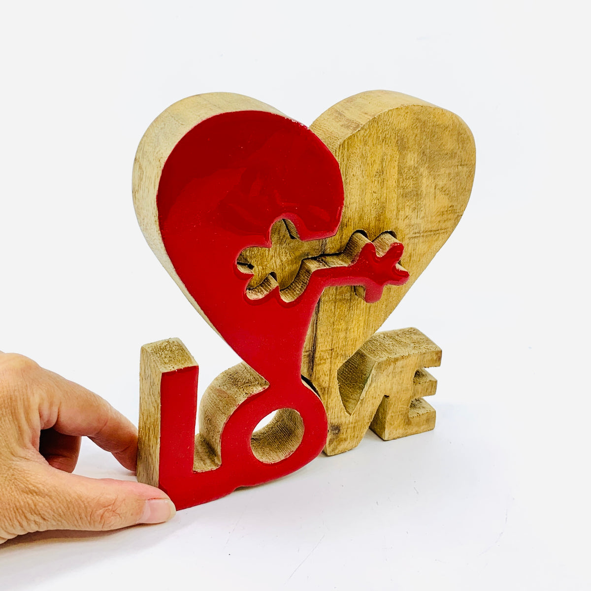 Hugging Hand's Love Carving
