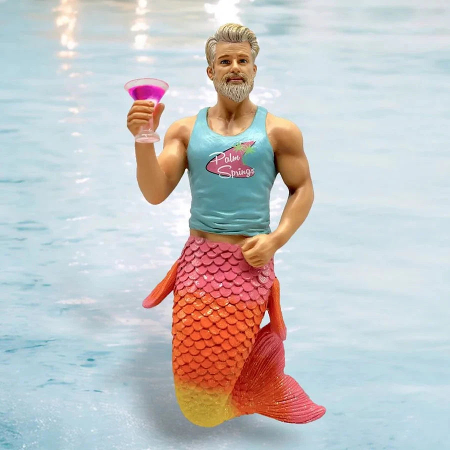 Palm Springs Merman Ornament December Diamonds 