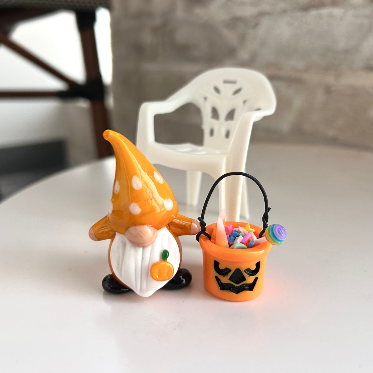 Miniature Lawn Chair and Candy Bucket Set - 