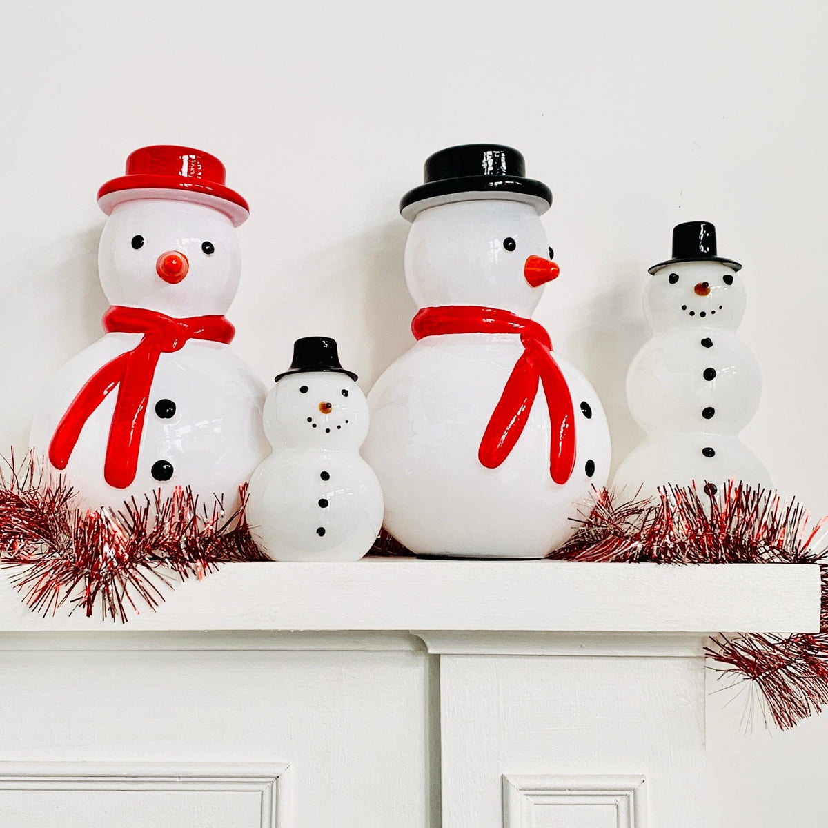 Smiling Snowman - Large Diamond Star 