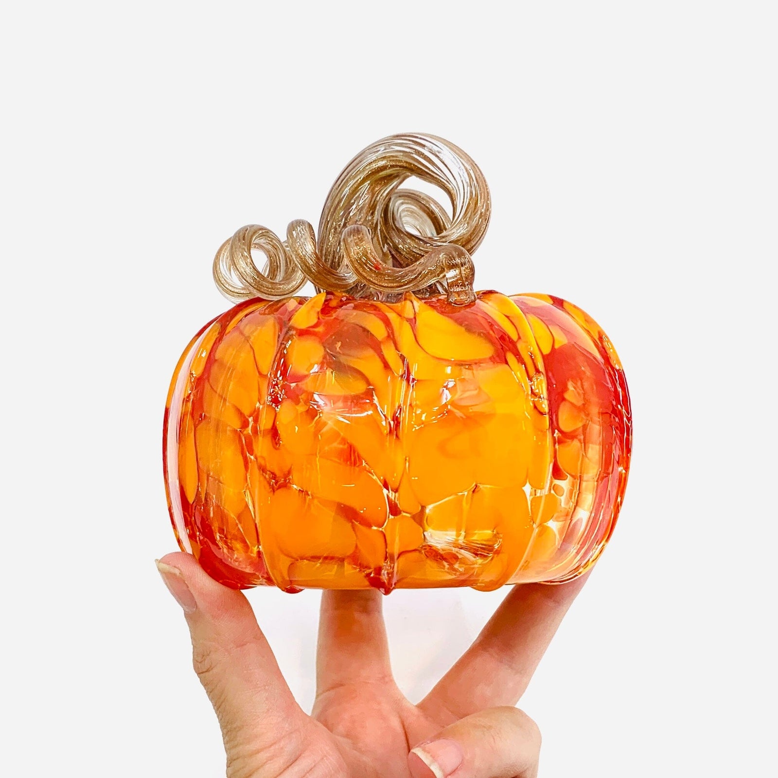 Daily Pumpkin 2806 Oops Squat Gabby Luke Adams Glass Blowing Studio 