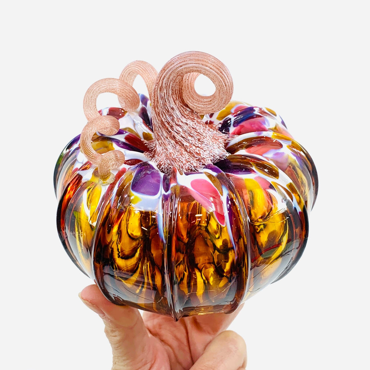 Daily Pumpkin 1628 Cupcake Squat Gabby Luke Adams Glass Blowing Studio 