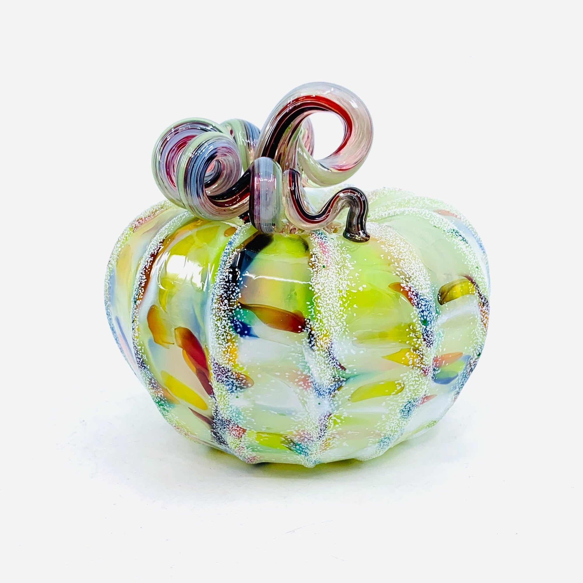 Daily Pumpkin 1745 Holiday Snowfall Squat Gabby Luke Adams Glass Blowing Studio 