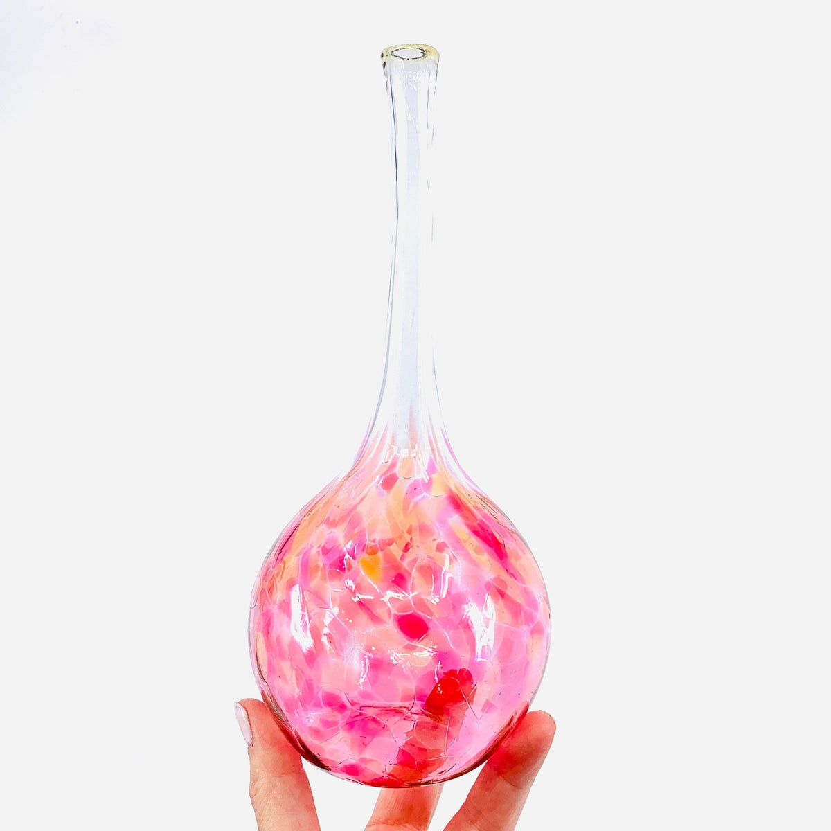Daily Pumpkin 3804 Tall Vase Gabby Luke Adams Glass Blowing Studio 
