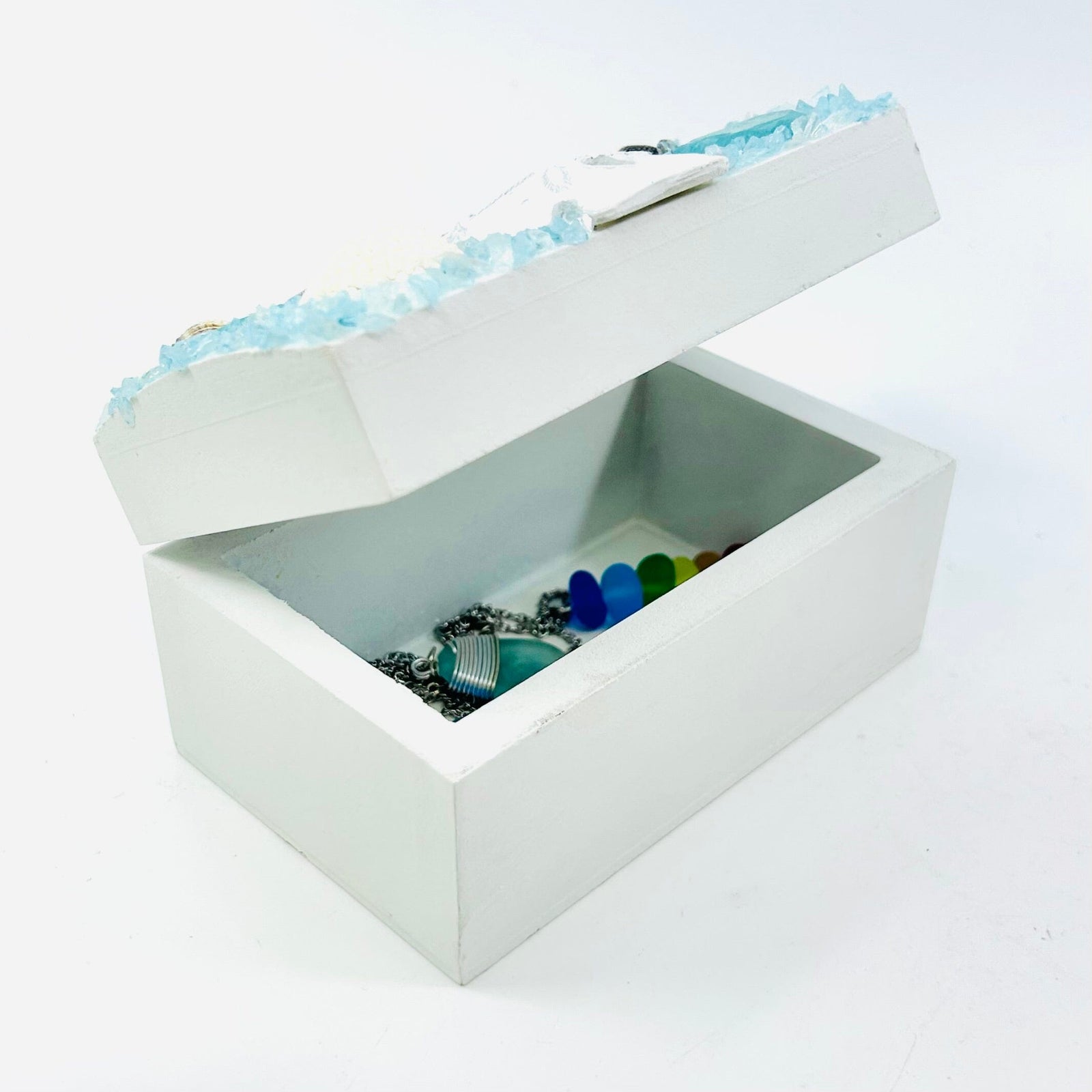 Relax Coastal Trinket Box, Large Decor Chesapeake Bay 