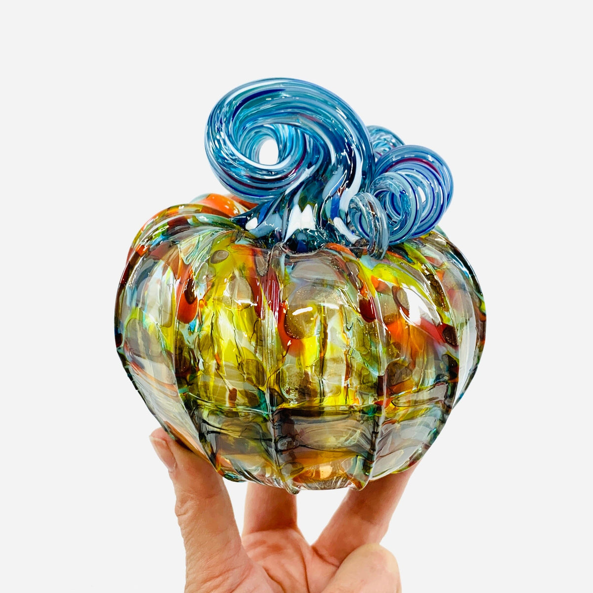Daily Pumpkin 1011 Squat Gabby Luke Adams Glass Blowing Studio 