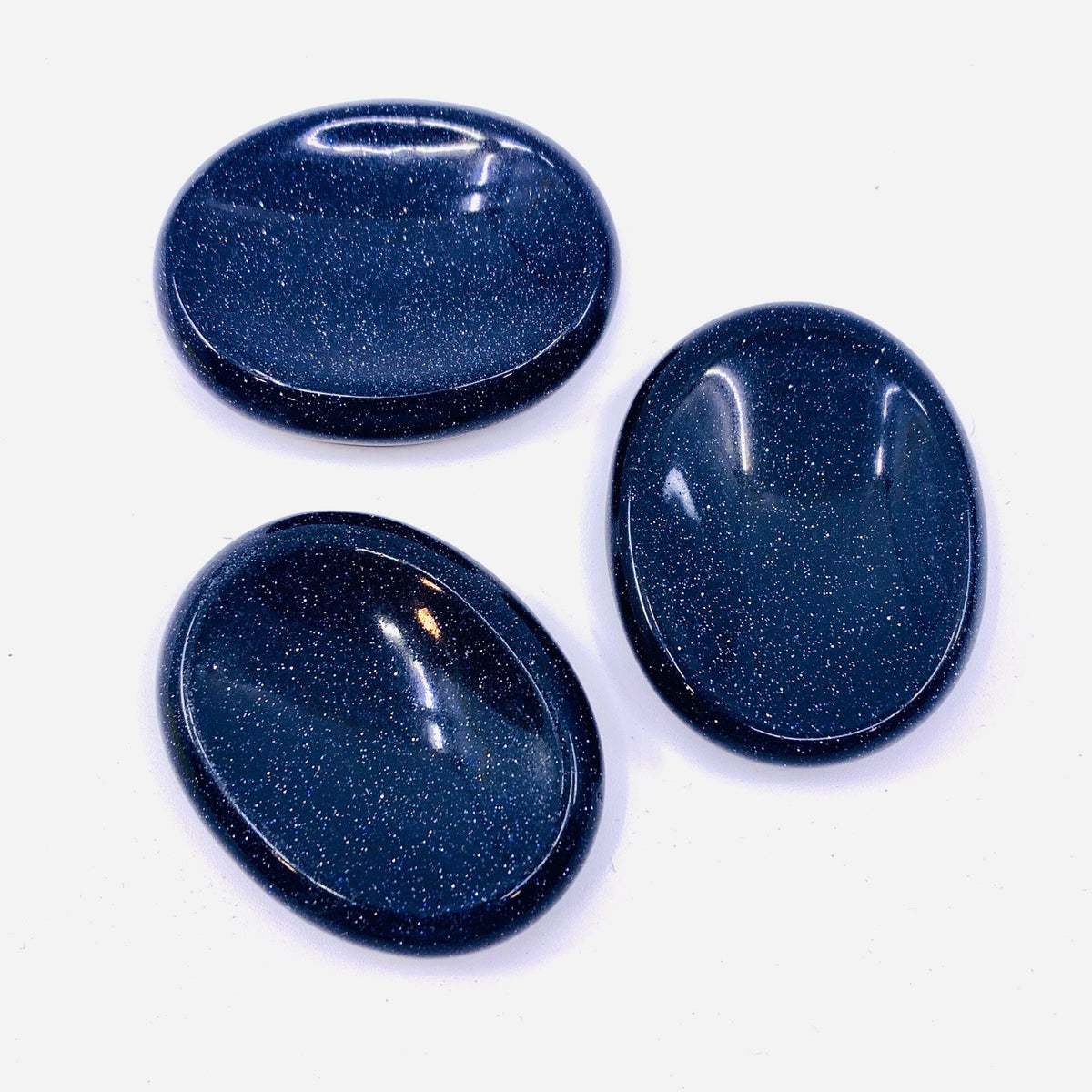 Blue Goldstone Soothing Stone