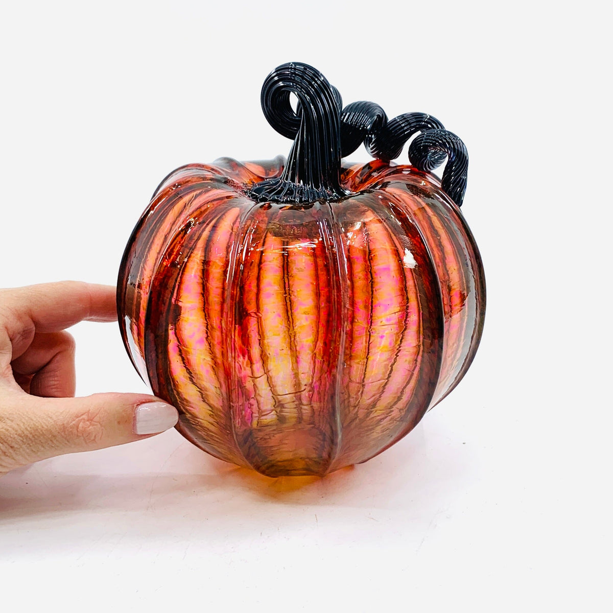 Daily Pumpkin 487 Fall Medium Daily Pumpkin Luke Adams Glass Blowing Studio 