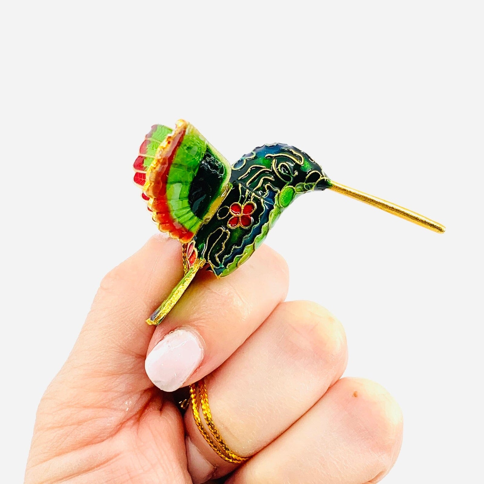 Enamel Hummingbird Ornament, 41 Ornament Kubla Craft 