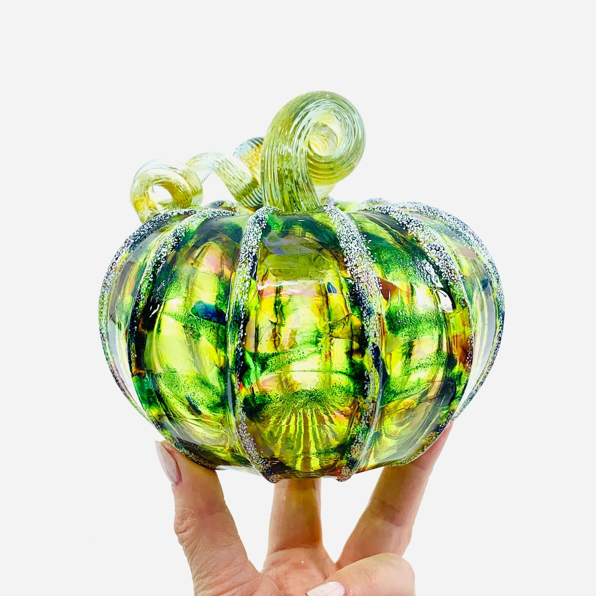Daily Pumpkin 569 Fall Squat Daily Pumpkin Luke Adams Glass Blowing Studio 