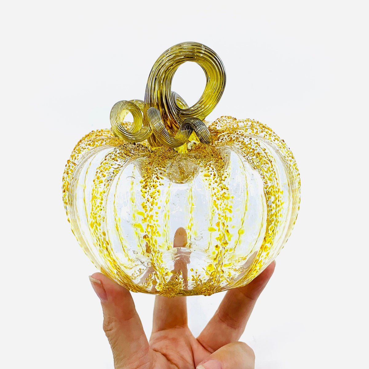 Daily Pumpkin 3040 Fall Squat Gabby Luke Adams Glass Blowing Studio 