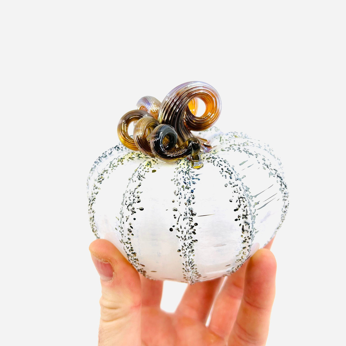 Daily Pumpkin 950 Holiday Squat Gabby Luke Adams Glass Blowing Studio 