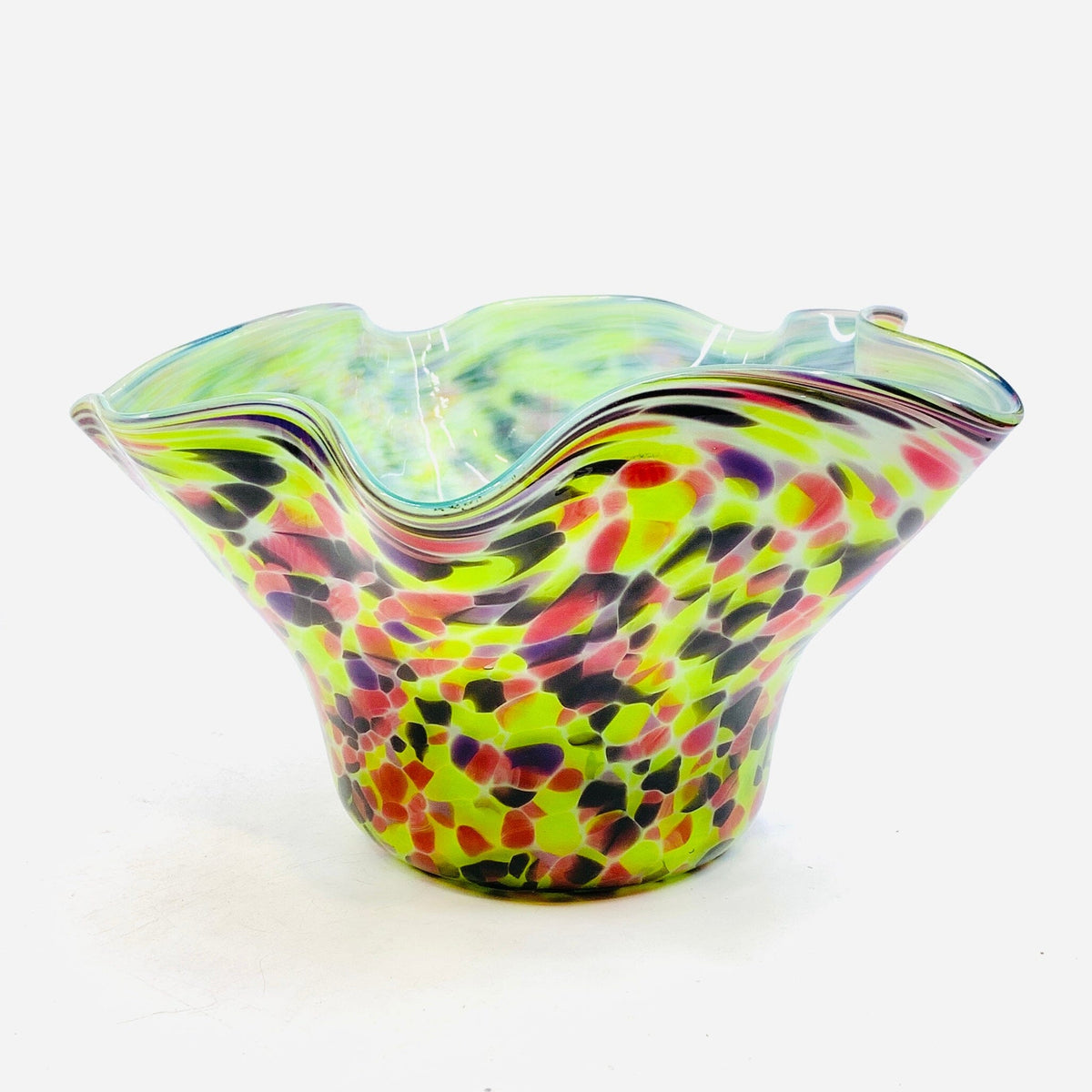 Spring Confetti Floppy Vase Decor Luke Adams Glass Blowing Studio 