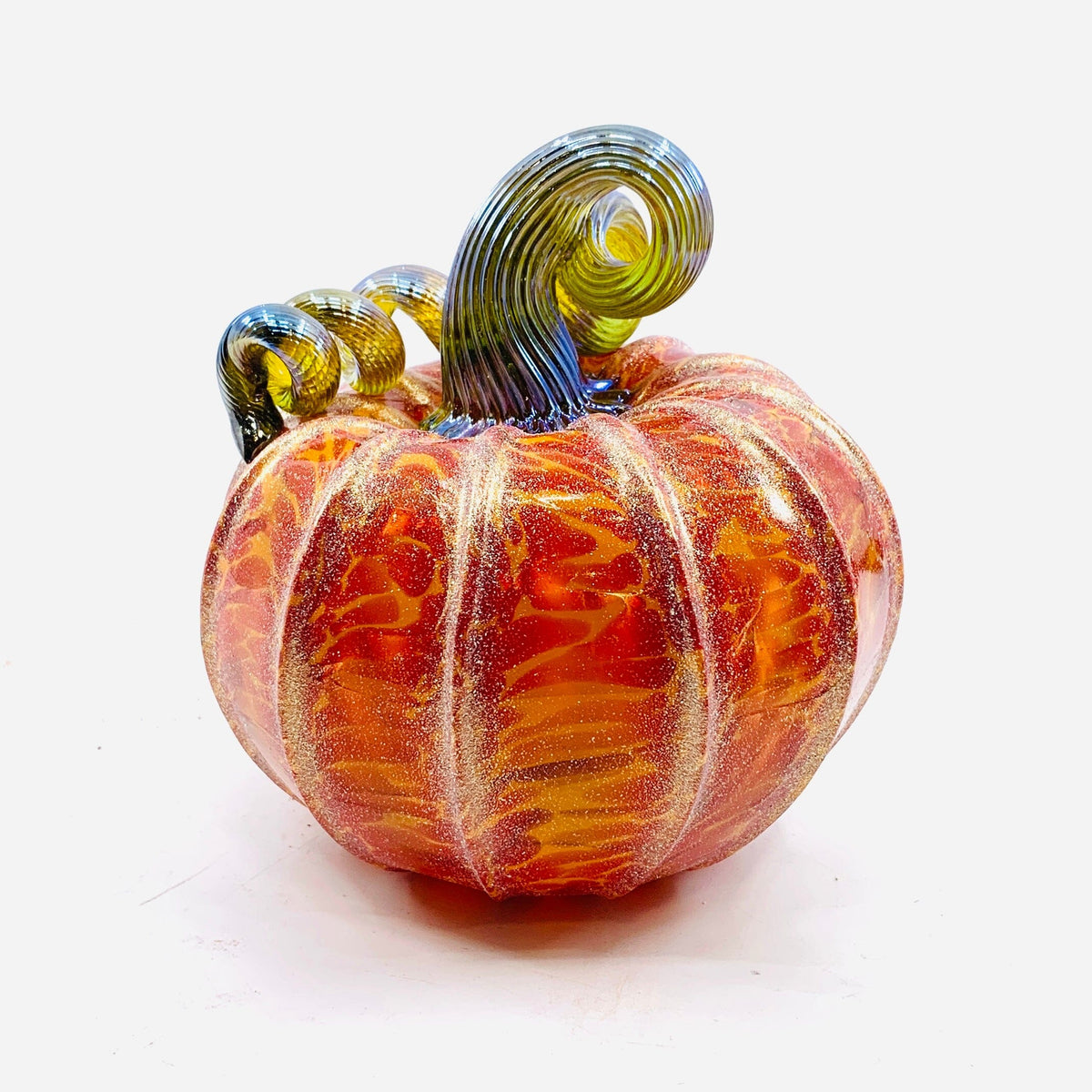 Best Daily Pumpkin 591 Fall Shimmer Squat Daily Pumpkin Luke Adams Glass Blowing Studio 
