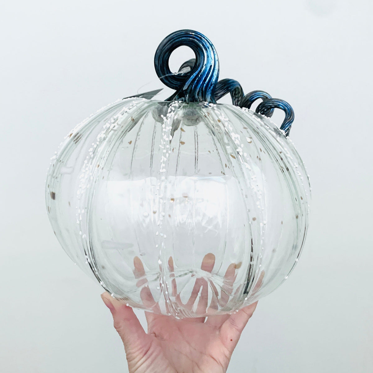 Daily Pumpkin Icicle Large Daily Pumpkin Luke Adams Glass Blowing Studio 