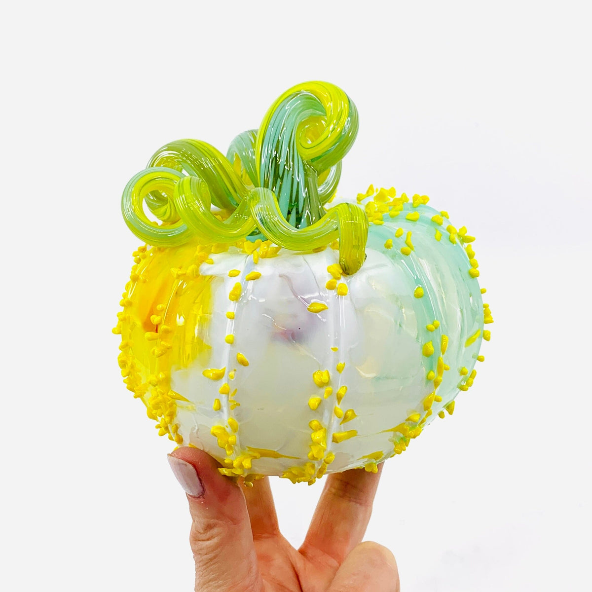 Daily Pumpkin 3759 Squat Gabby Luke Adams Glass Blowing Studio 