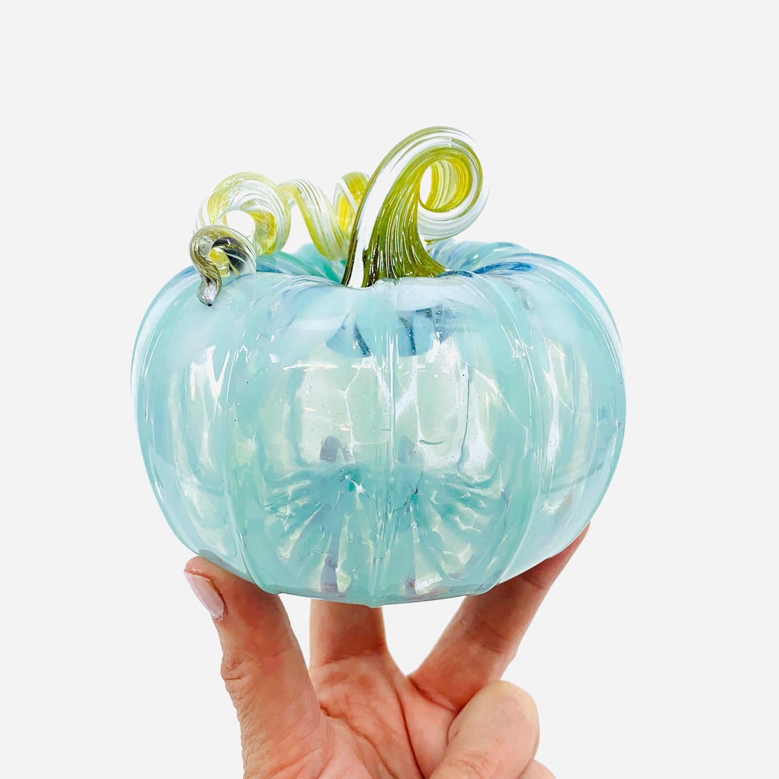 Daily Pumpkin 781 Squat Gabby Luke Adams Glass Blowing Studio 