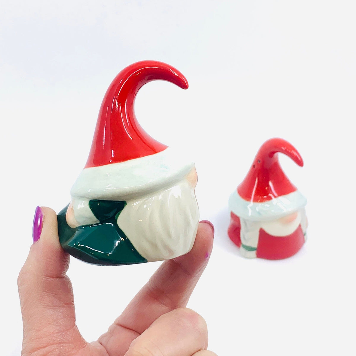 Gnome Couple Salt and Pepper Shakers COSMOS 