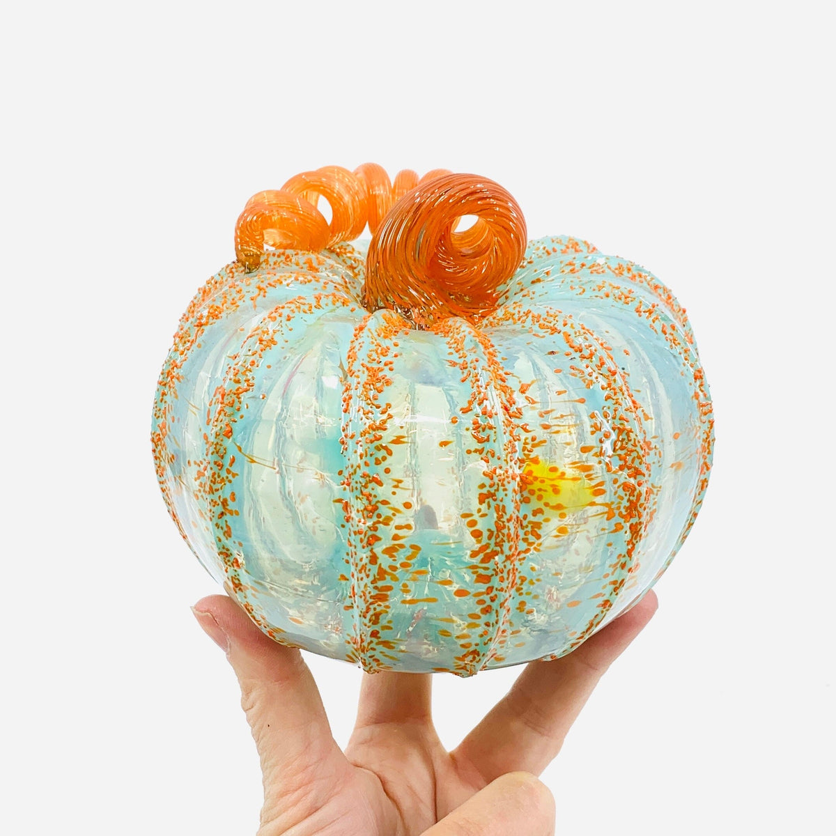 Daily Pumpkin 2222 Squat Gabby Luke Adams Glass Blowing Studio 