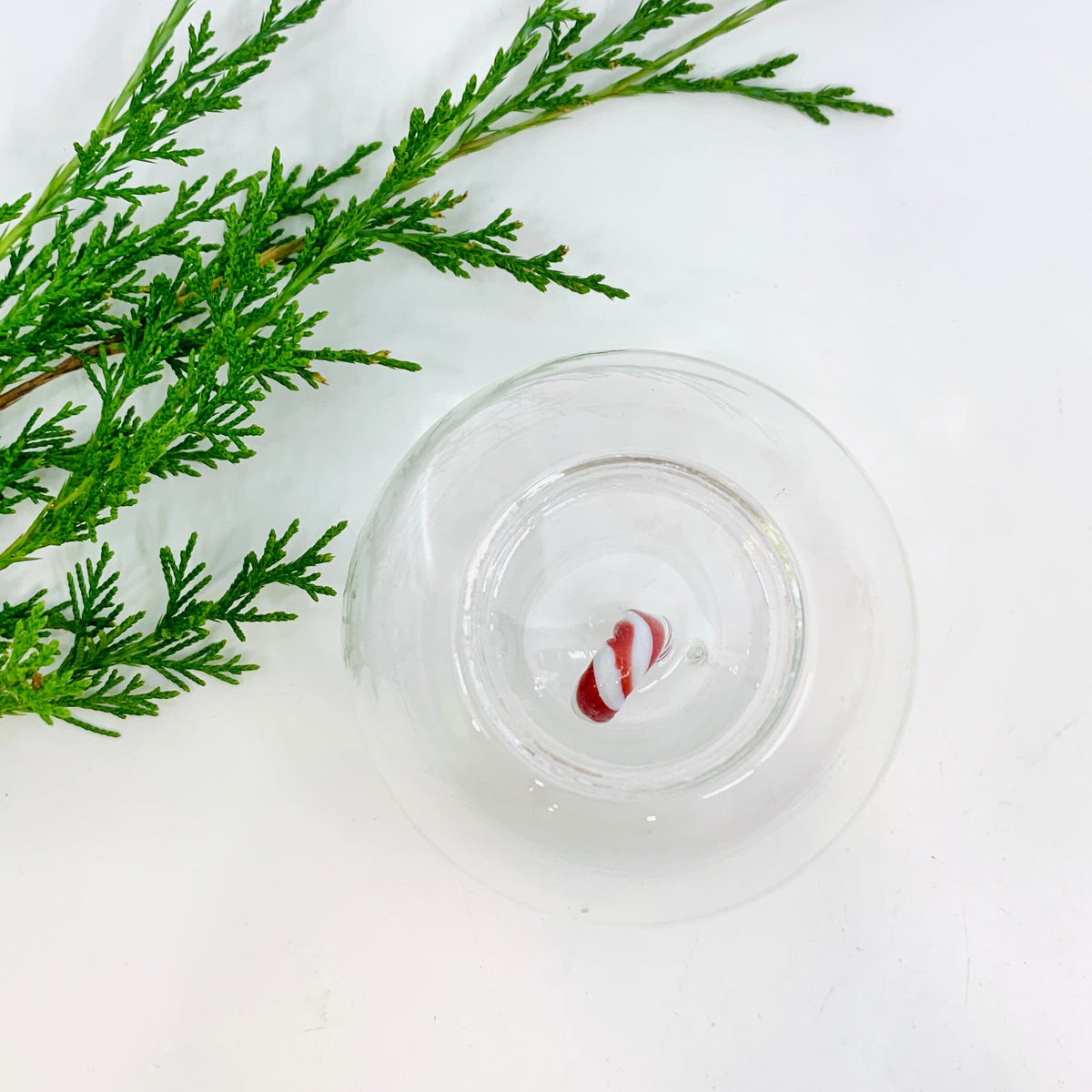 Globe Tealight Holder, Candy Cane Decor Tag 