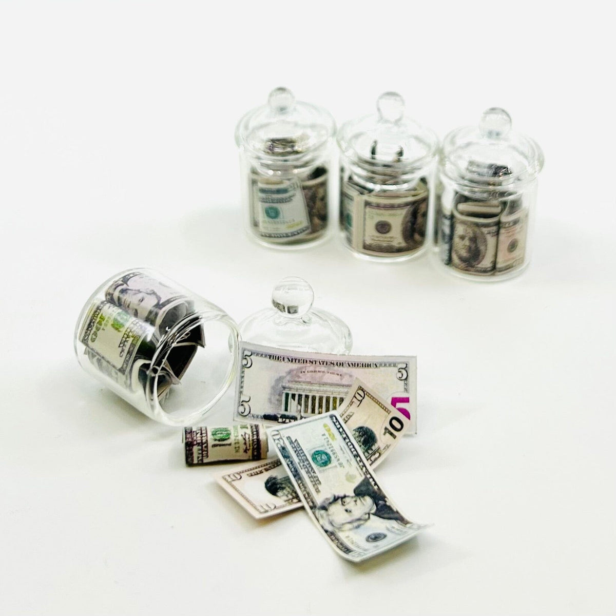 Tiny Rainy Day Jar Miniature - 