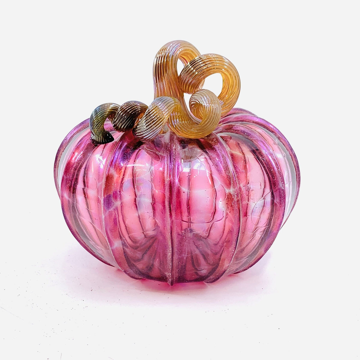 Daily Pumpkin 1216 Shimmer Squat Daily Pumpkin Luke Adams Glass Blowing Studio 