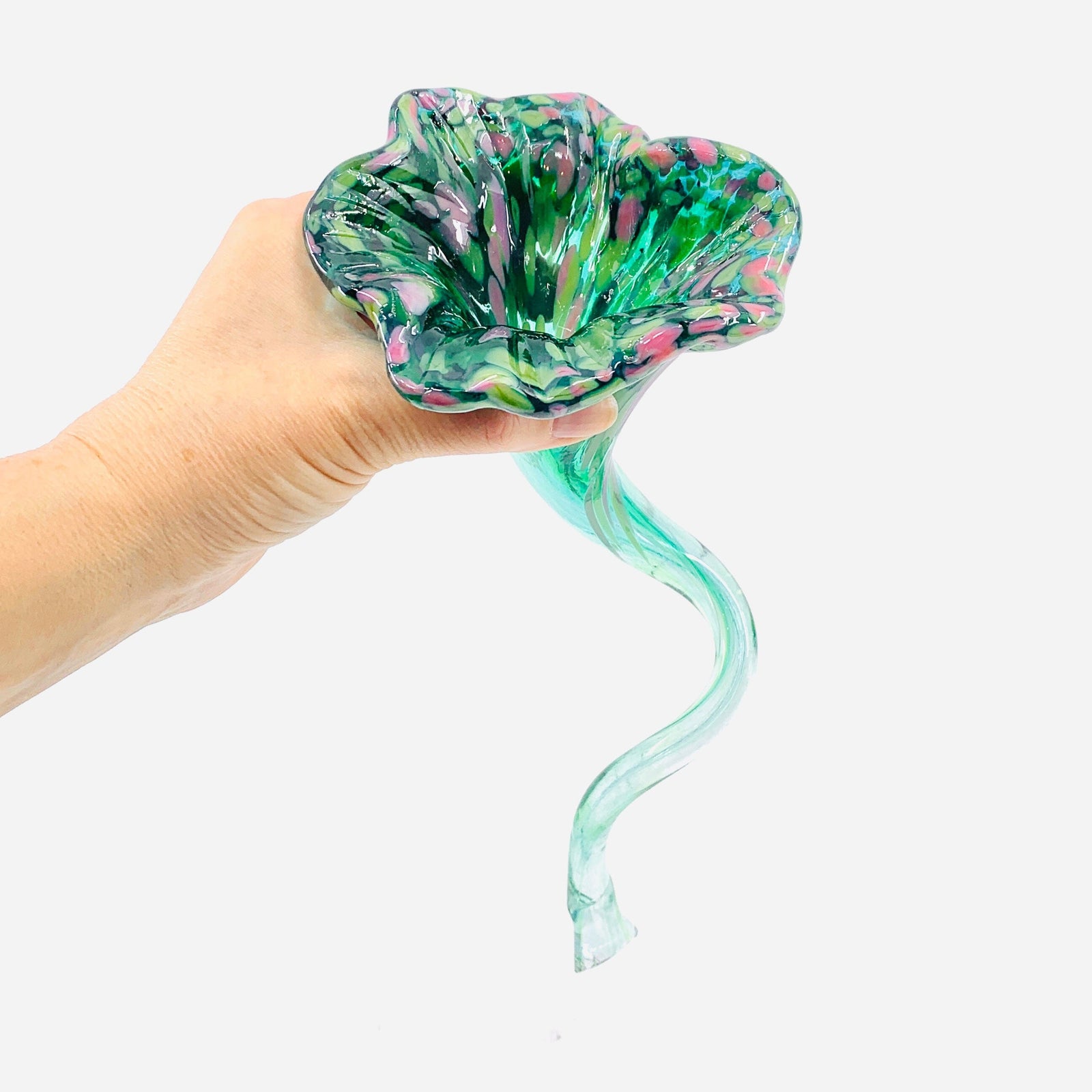 Pulled Glass Flower 83 Decor Luke Adams Glass Blowing Studio 