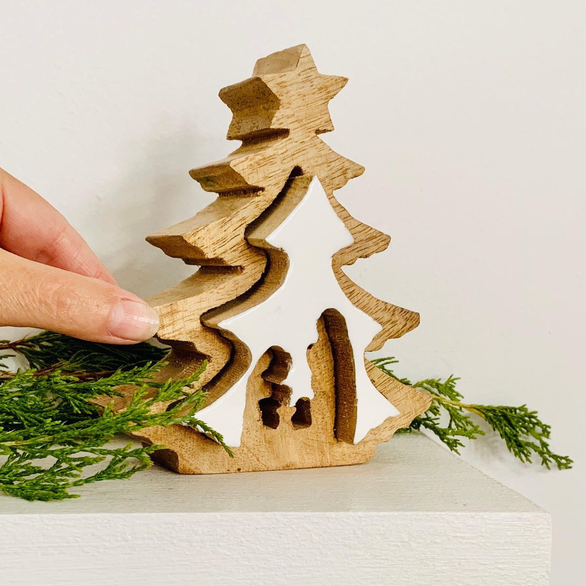 Wooden Forest Nativity
