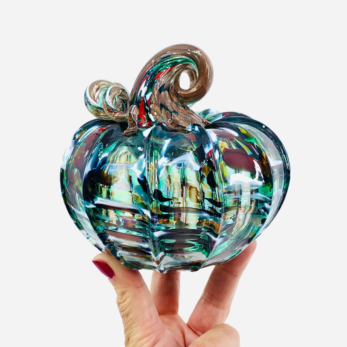 Daily Pumpkin 1901 Holiday Squat Gabby Luke Adams Glass Blowing Studio 