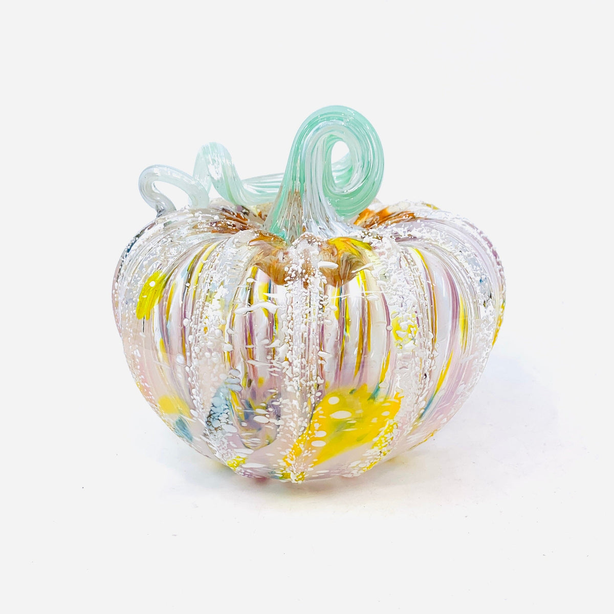 Daily Pumpkin 1647 Holiday Snowfall Squat Gabby Luke Adams Glass Blowing Studio 