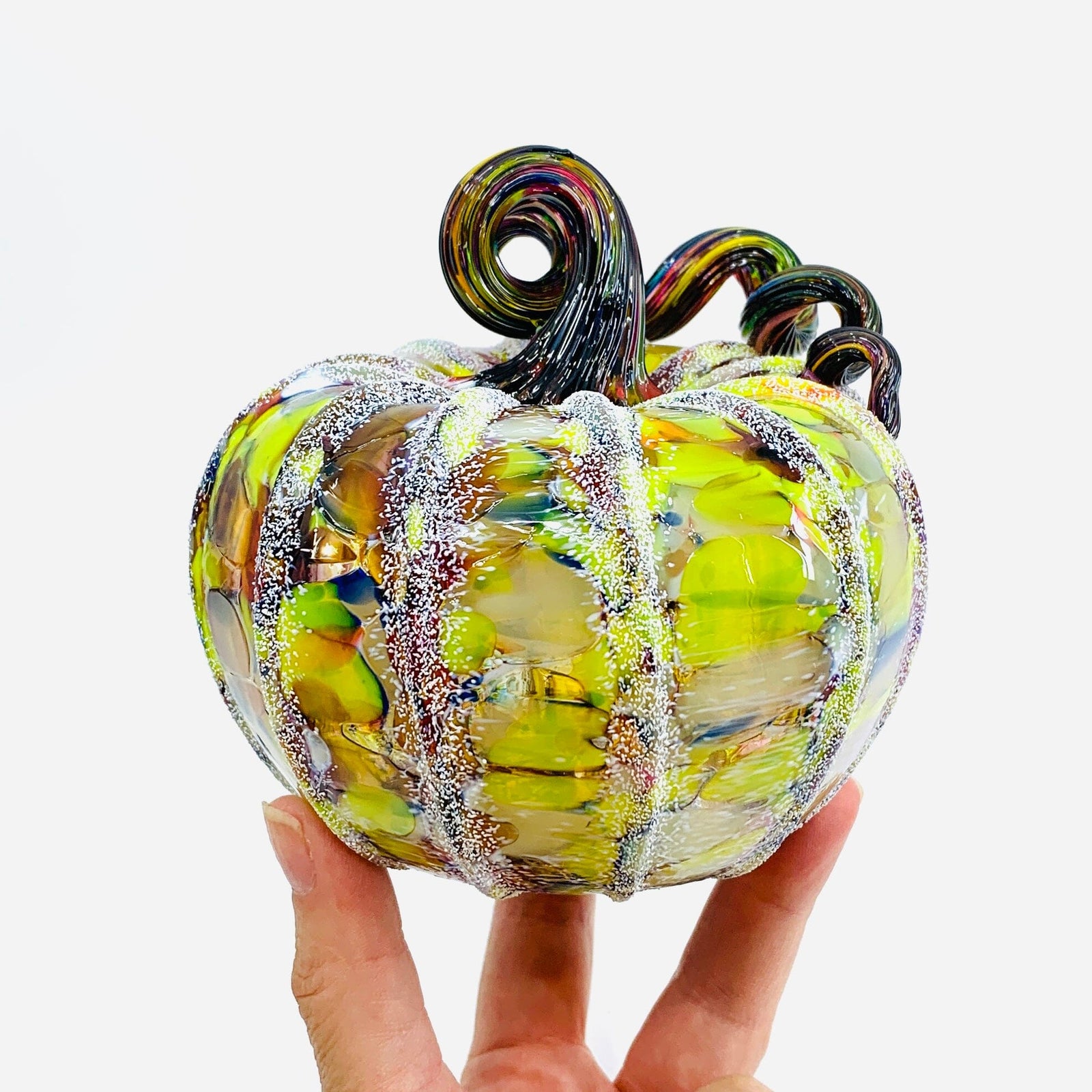 Daily Pumpkin 2819 Squat Gabby Luke Adams Glass Blowing Studio 