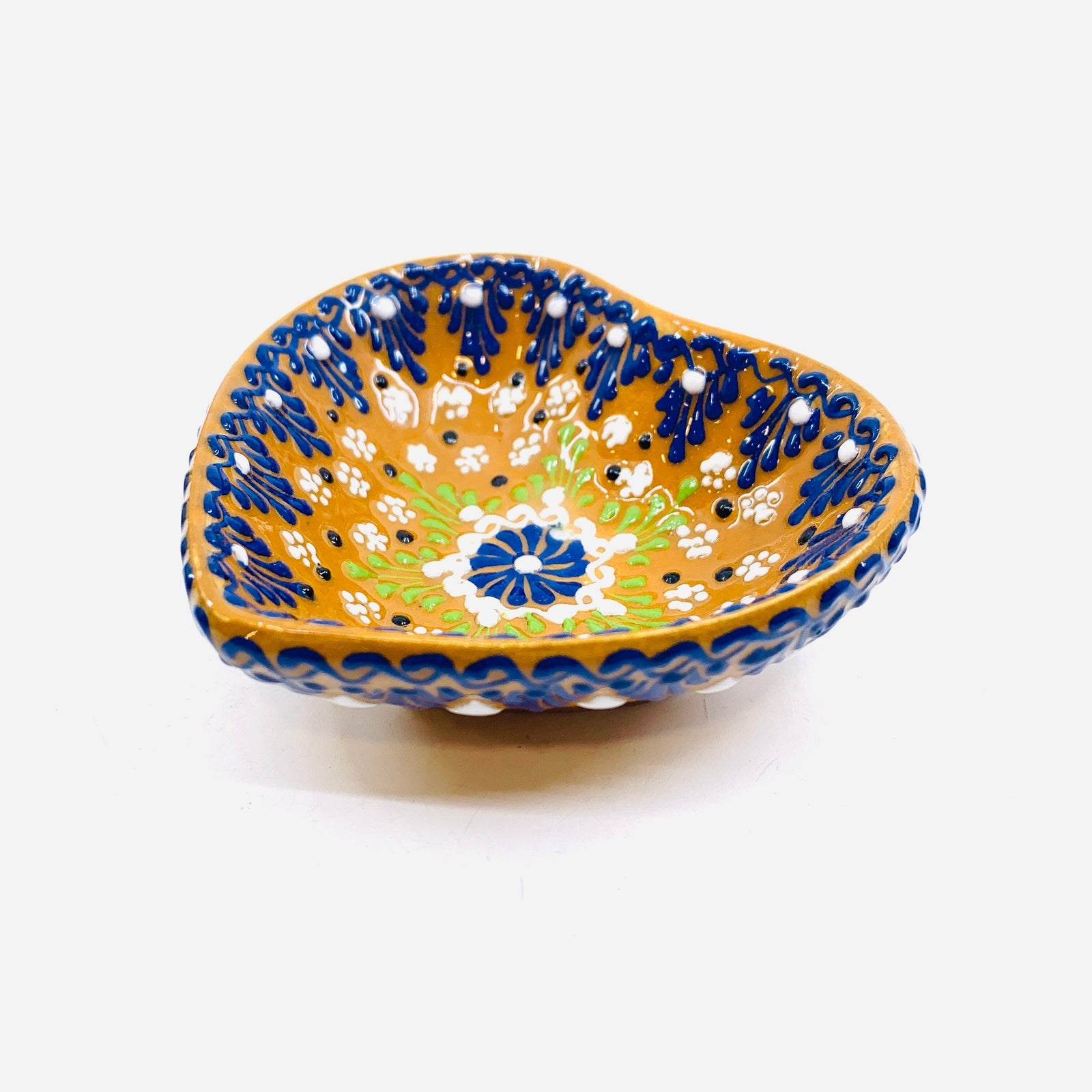 Heart Design Handmade Turkish Bowl 44 Decor Natto USA 