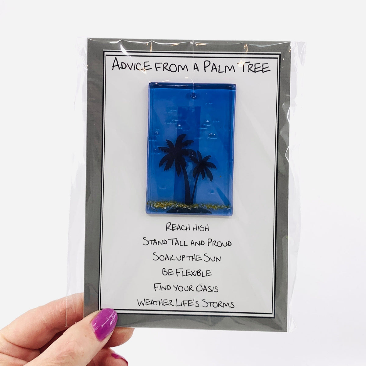 Fused Glass Advice From a Palm Tree 6 Decor Glimmer Glass Gifts 