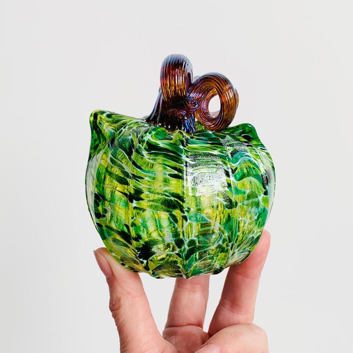 Daily Catkin 1317 Daily Pumpkin Luke Adams Glass Blowing Studio 