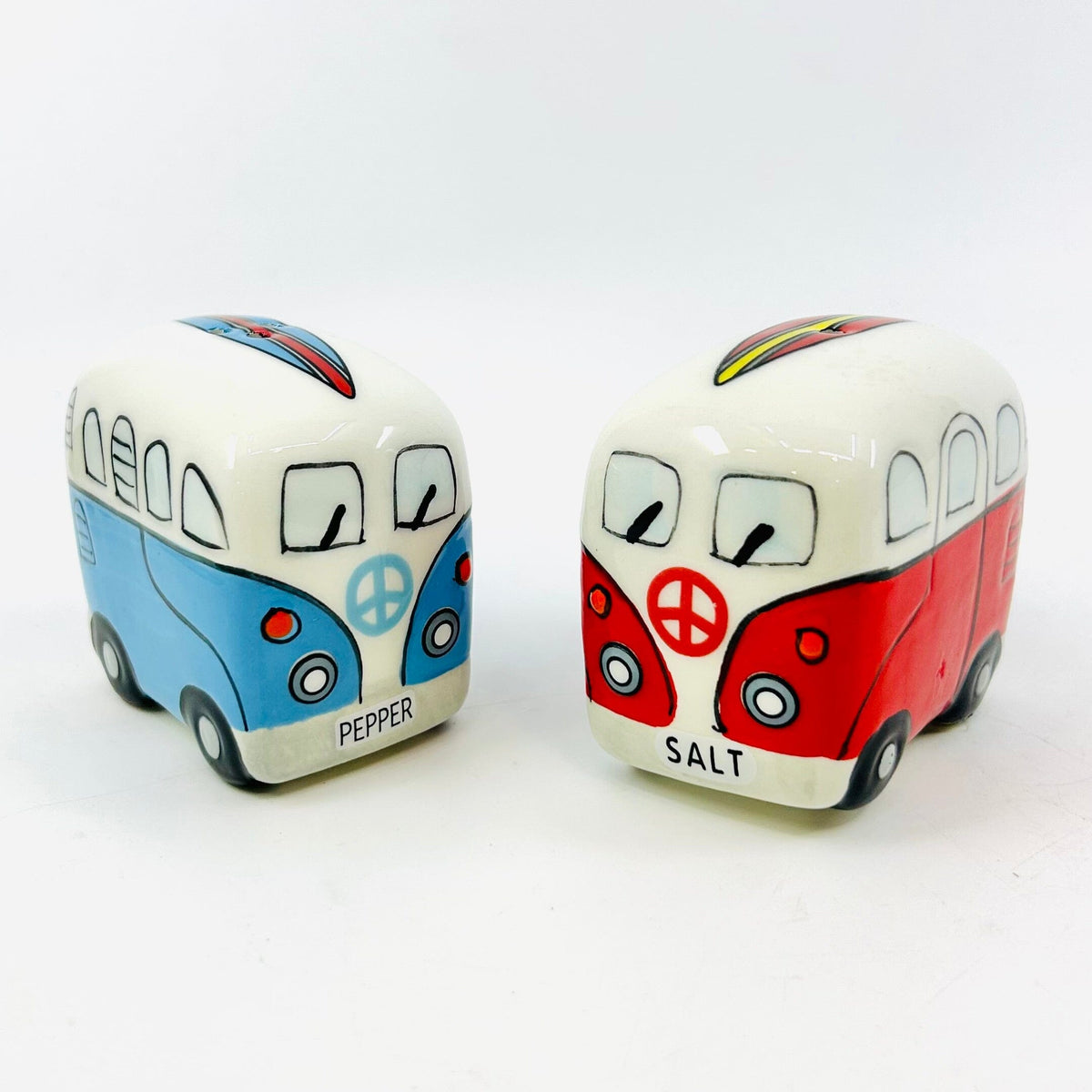 Surfer Van Salt and Pepper Shaker Chesapeake Bay 
