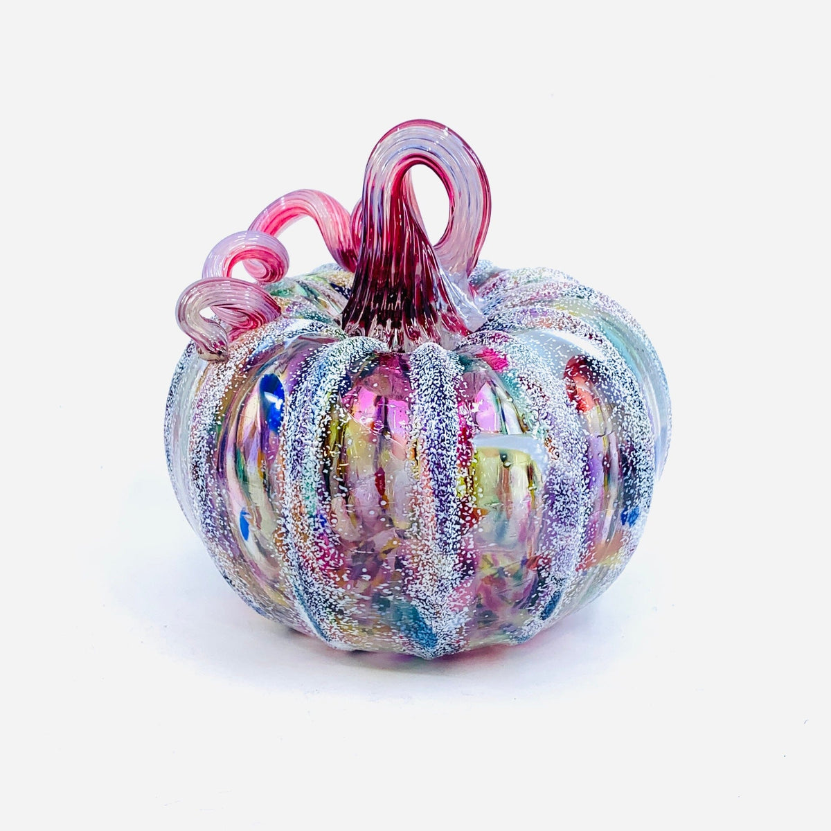 Daily Pumpkin 1853 Snowfall Squat Gabby Luke Adams Glass Blowing Studio 