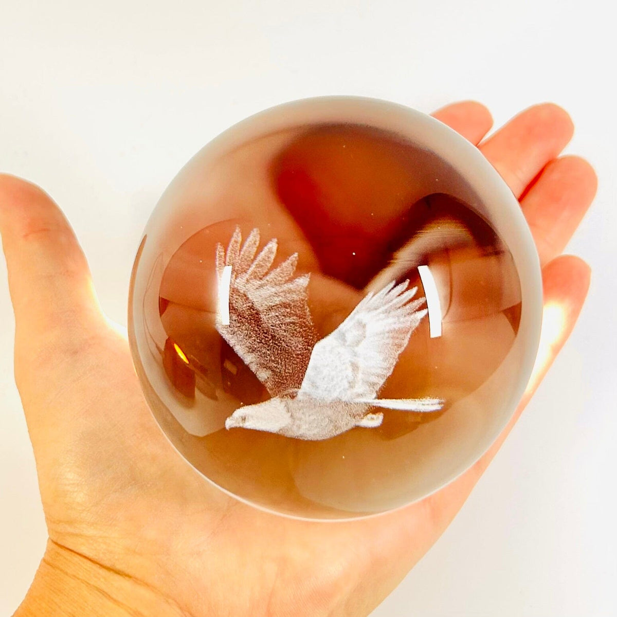 Eagle Rotating Crystal Ball Lamp CALLA PRODUCTS 