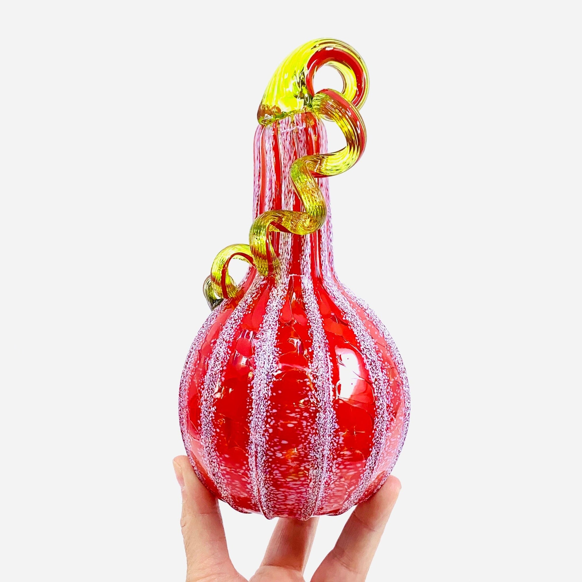 Daily Pumpkin 1400 Holiday Gourd Gabby Luke Adams Glass Blowing Studio 