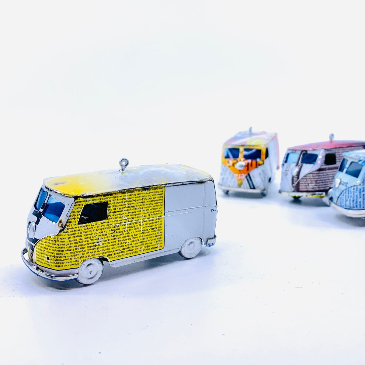 Recycled Tin VW Van