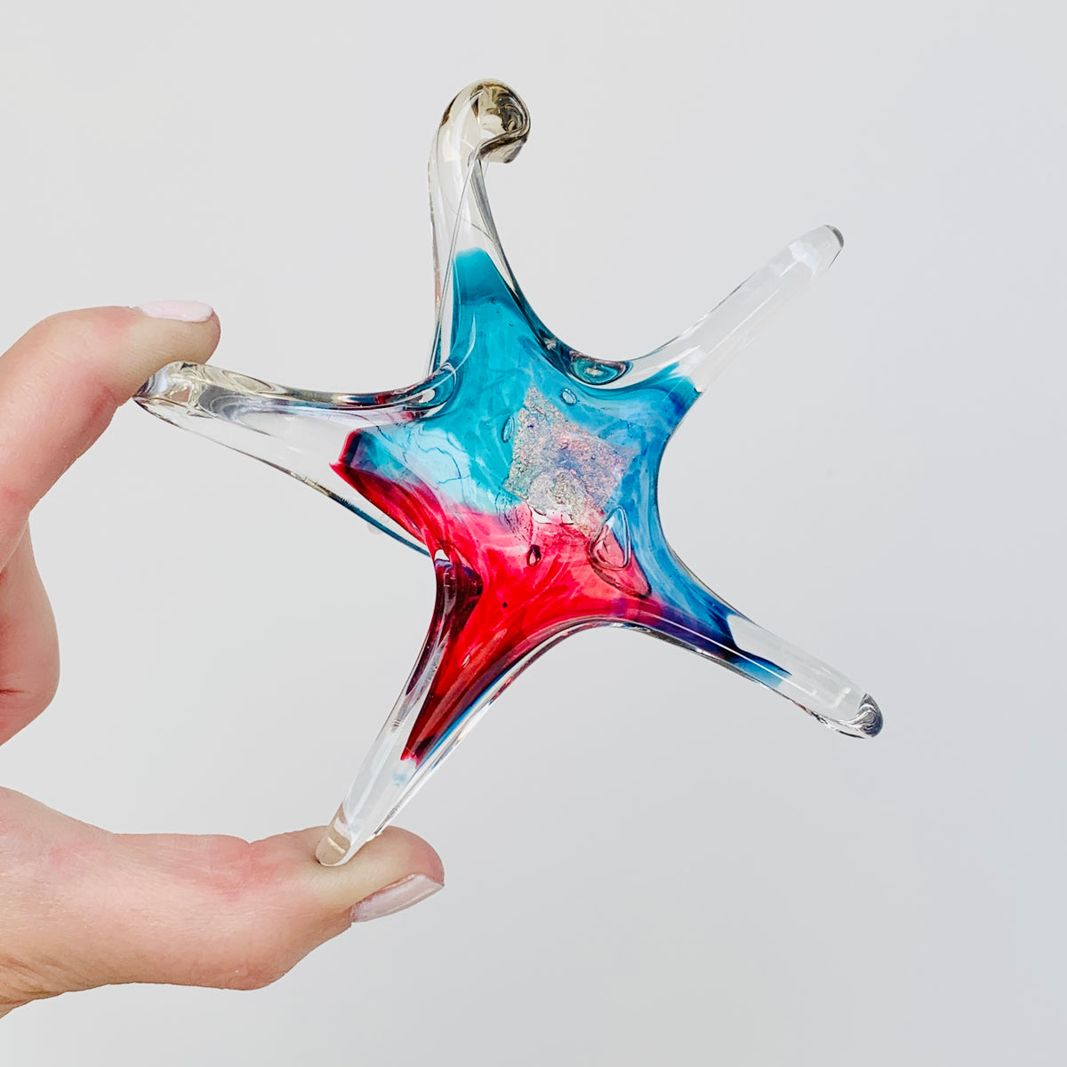 Daily Pumpkin 1195 Signed Starfish Suncatcher