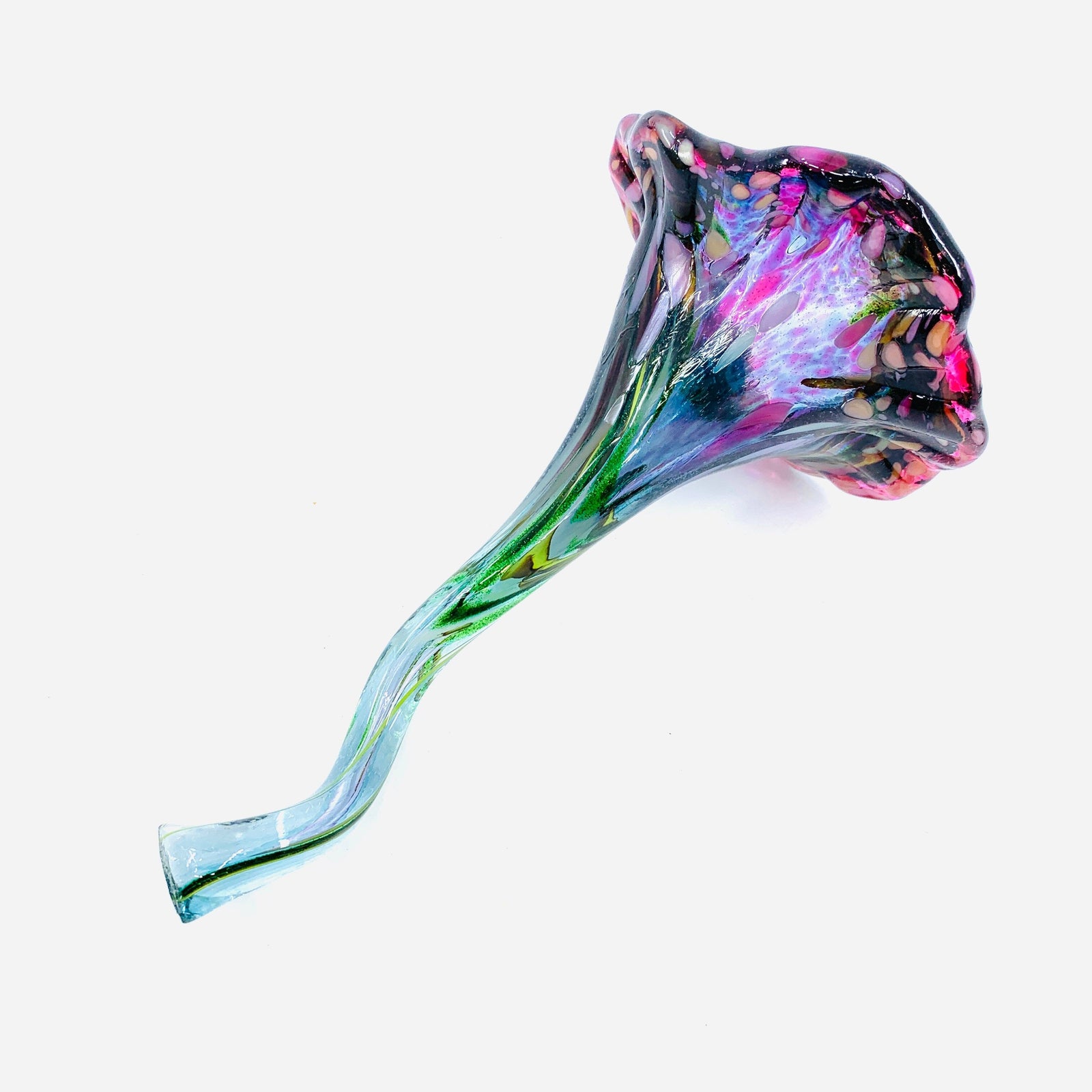 Pulled Glass Flower 66 Decor Luke Adams Glass Blowing Studio 