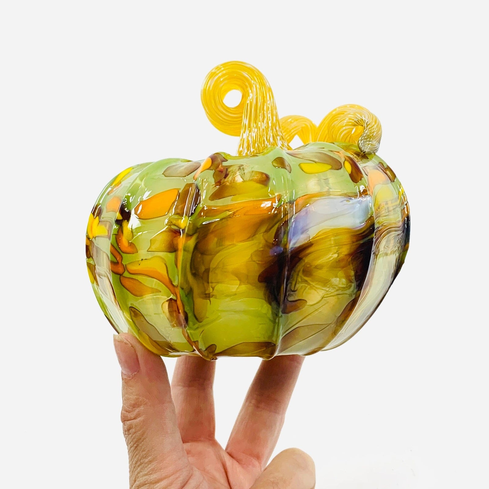 Daily Pumpkin 3397 Oops Squat Gabby Luke Adams Glass Blowing Studio 