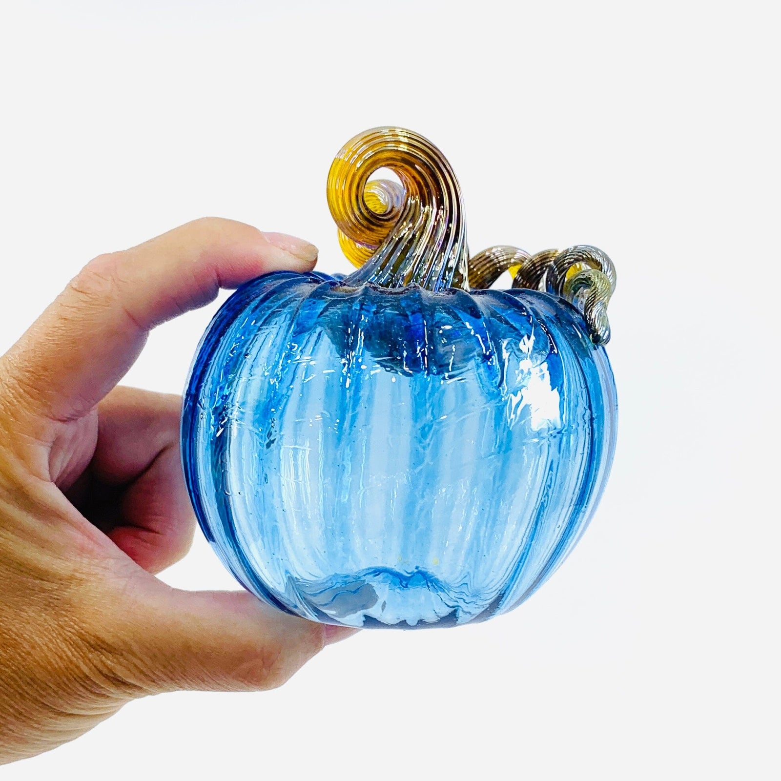 Daily Pumpkin 2039 Mini Gabby Luke Adams Glass Blowing Studio 