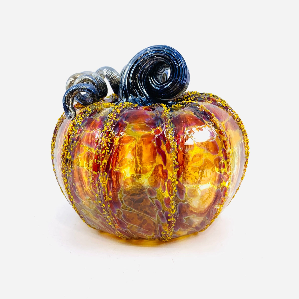 Daily Pumpkin 3093 Fall Squat Gabby Luke Adams Glass Blowing Studio 