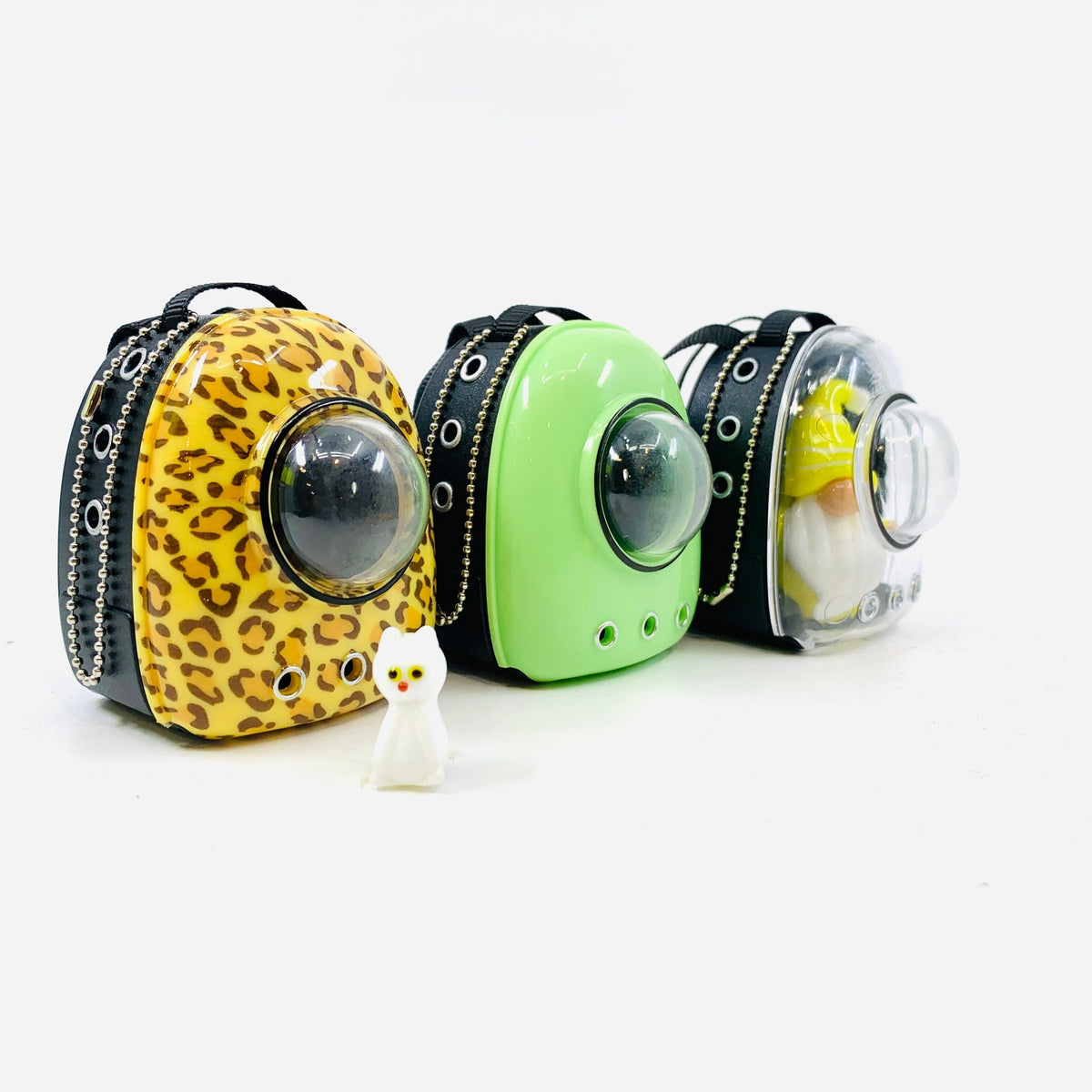 Miniature Pet Travel Backpack, Green Miniature - 